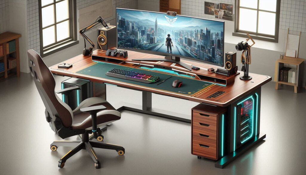 anch gamer desk